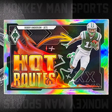 2021 Phoenix - Robby Anderson - HOT ROUTES #HR-10 JETS SILVER PRIZM MINT