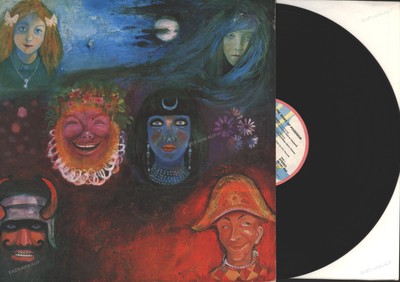 King Crimson - In The Wake Of Poseidon NL LP 1974 (VG+/VG) Pink Rim label .