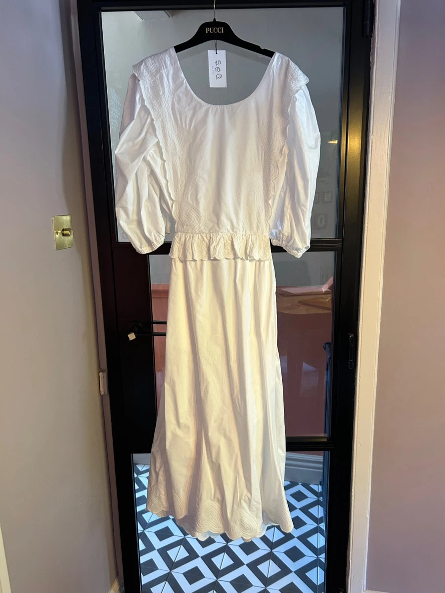 sea new york white nancy nautical short sleeve dress Violet Dress 14 / White