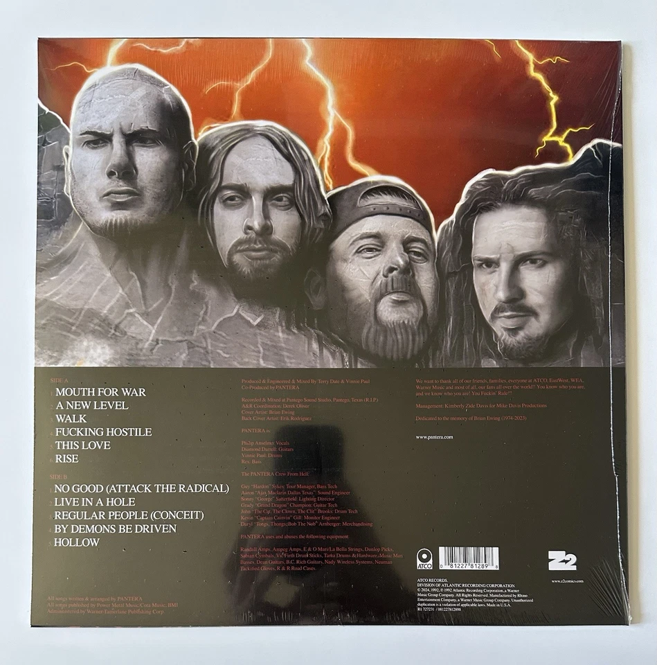 Pantera Vulgar Display of Power ALTERNATE COVER Vinyl LP **ONLY 500 MADE** NEW - Image 3 of 4