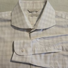 SUITSUPPLY 42/16.5 Extra Slim Fit Egyptian Cotton Tessitura Monti Shirt