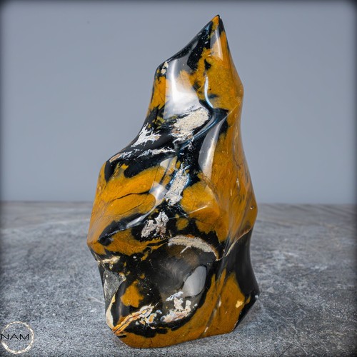Natürliche Jaspis-Chalcedon Kristallflamme - 948,07g - Bild 3 von 9
