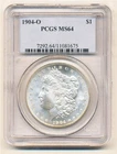 US Coin 1884-O dollar nice clean coin  PCGS MS64.................C50086