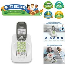 Cordless DECT 6.0 Phone with Easy Mount, Full-Duplex Backlit Features VG131