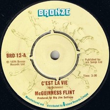 McGuinness Flint - C'est La Vie - Used Vinyl Record 7 - 66 - D12z
