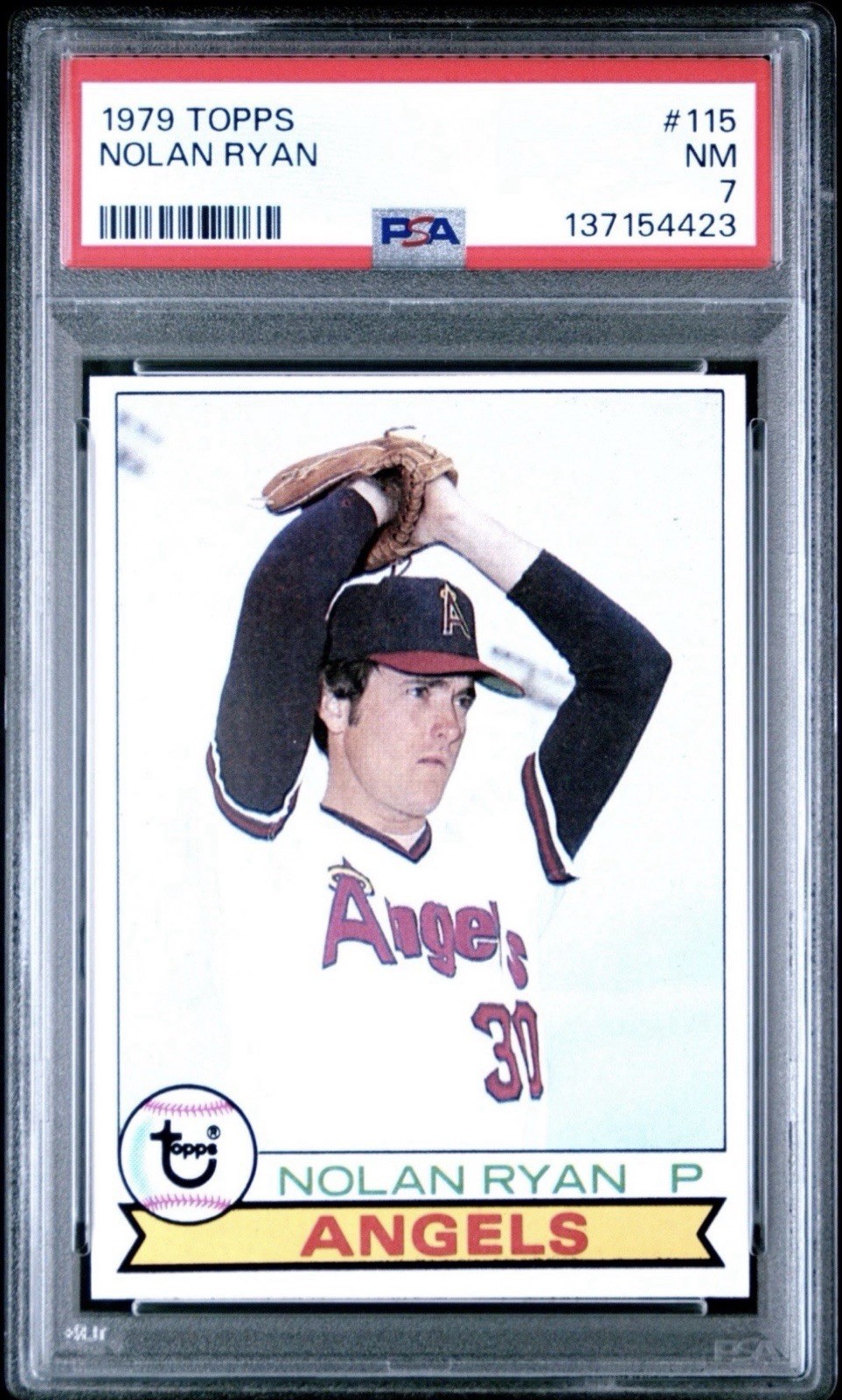 NOLAN RYAN 1979 TOPPS PSA 7 ! *FRESHLY GRADED ! *DEAD CENTERED FRONT/BACK ! LOOK