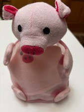 Peppa Pig Bath NWOT 5 piece animal bath, mitt, pig sponge, loofah, bag