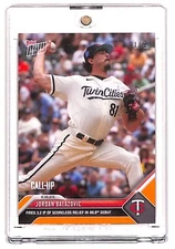 2023 MLB Topps Now Jordan Balazovic Call-Up ORANGE PARALLEL 1/5 SSP Twins #461