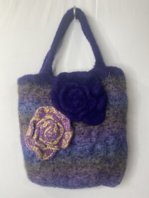 Wool Felted Purse Fall Cottagecore Kitchy Unique