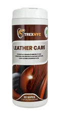 TrexNYC Leather Wipes - Interior Car Wipes, All-In-One Car Interior Cleaner