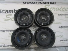 Set 4 Stahlfelgen Ab 14 Zoll 4 Löcher 5,5J14H2E Et 24 PEUGEOT 207 1.4 D 50K