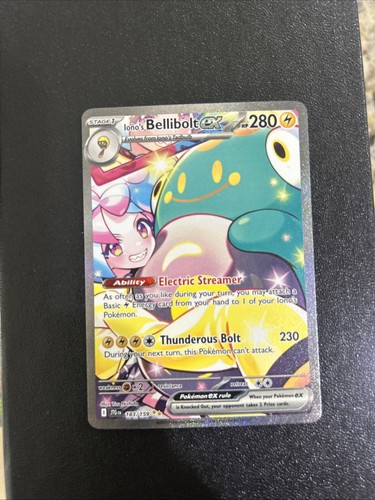 Iono's Bellibolt ex 183/159 Journey Together Holo Special Illustration Rare Mnt