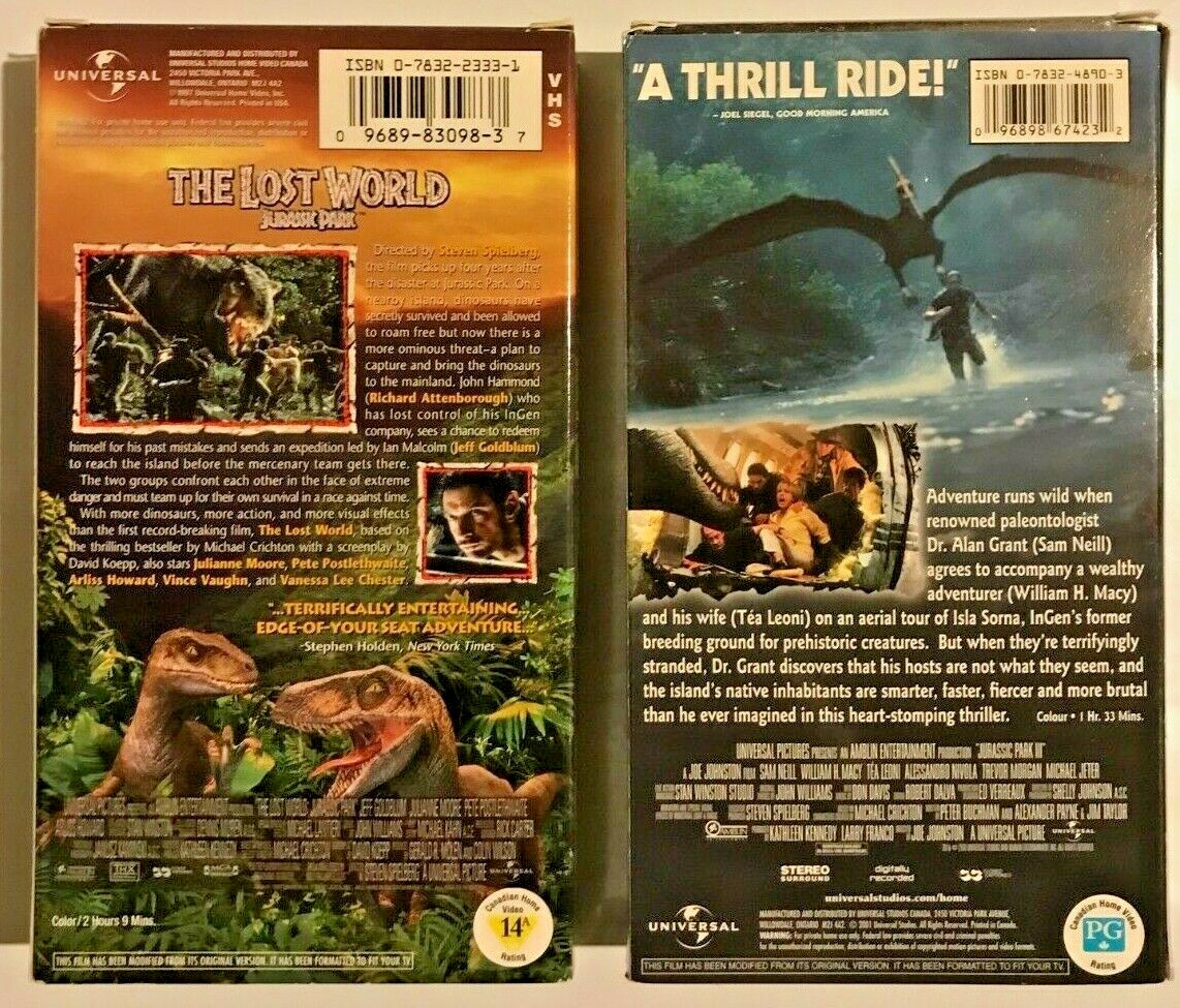 【ビデオテープ】JURASSIC/FILM THE WILD SIDE ビデオテープ】JURASSIC/FILM THE WILD SIDE