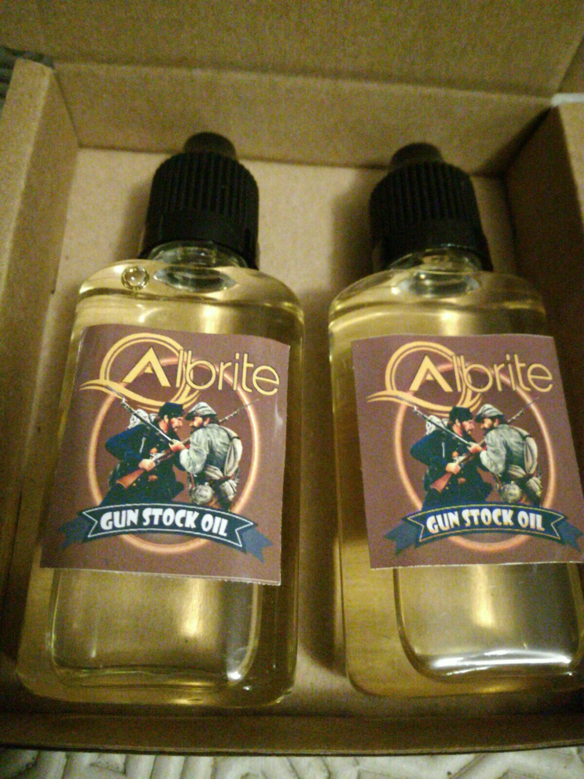 Premium Grade Gun Stock oil 2 bottles. eBay