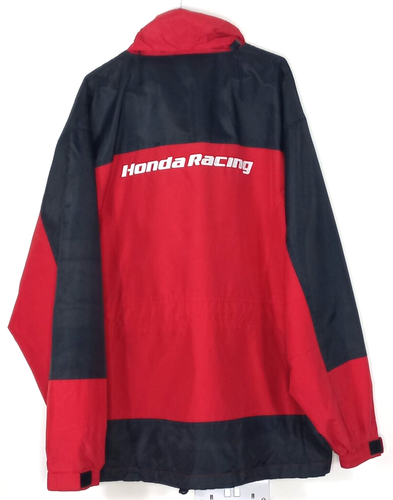 Chaqueta con capucha abrigo grande Honda Racing Dread High Performance Gear Reino Unido roja negra - Imagen 5 de 10