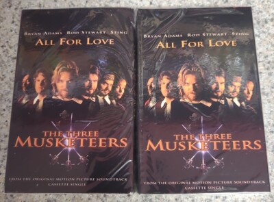 Bryan Adams/Rod Stewart/Sting - All For Love Cassette Single SEALED A&M VTG 