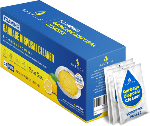 Garbage Disposal Cleaner and Deodorizer - 24-Count (1-Year Supply) Foaming Lemon - Picture 7 of 12