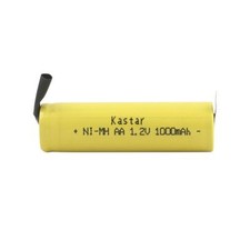 Kastar Rechargeable Shaver Battery AA 1.2V 1000mAh Fits Braun, Norelco, Remingto