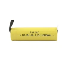Kastar Rechargeable Shaver Battery AA 1.2V 1000mAh Fits Braun, Norelco, Remingto