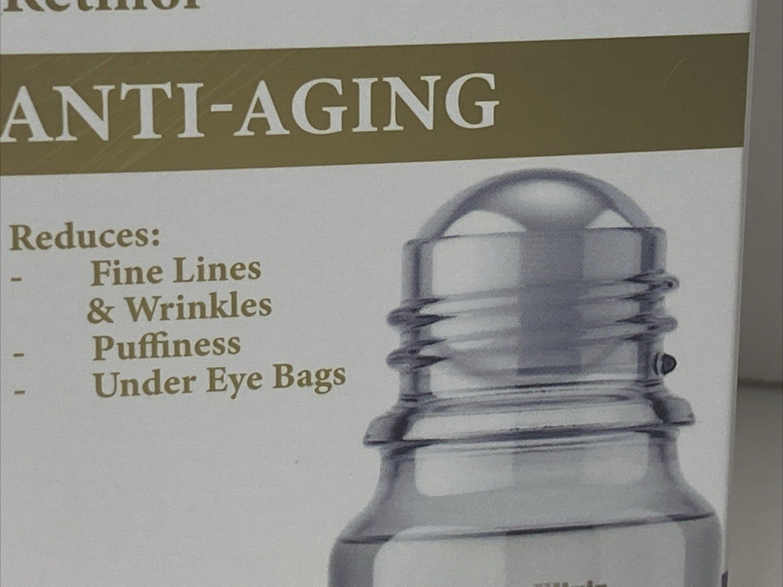 The BEAUTY Elixir Under Eye Roller Serum Retinol ANTI-AGING 1.69 fl oz