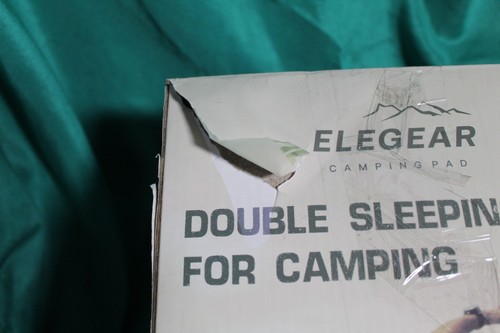 Elegear Double Sleeping Pad For Camping Foot Pump New Open Box - Picture 2 of 5
