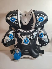 SixSixOne Defender Roost Deflector 2.5 Camber Black White 661 Sz M NWT