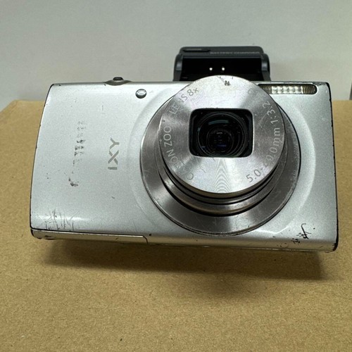 Canon PowerShot ELPH 180 Silver Digital Camera 20MP 8x Optical Zoom From JAPAN - Picture 2 of 8