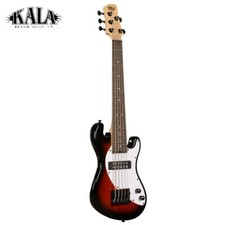 Kala Solid Body 5-String Fretted U-BASS Tobacco With Bag UBASS-SB5-TB-FS