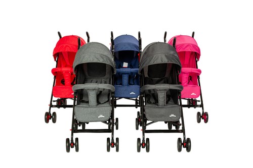 Foldable Reclinable Stroller Buggy Pram includes Rain Cover & Footmuff - Picture 10 of 13