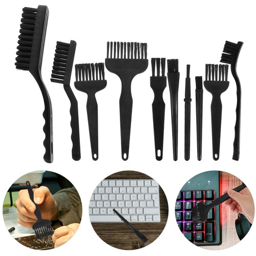 10 Pcs Anti-static Brush Set Computer Cleaning Kit Keyboard Cleaner - 第 6/12 張圖片