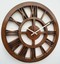 thumbnail 3 - Smart Art Wood Carving MDF Round Analogue Wall Clock for Home/Wall Clock (Brown 