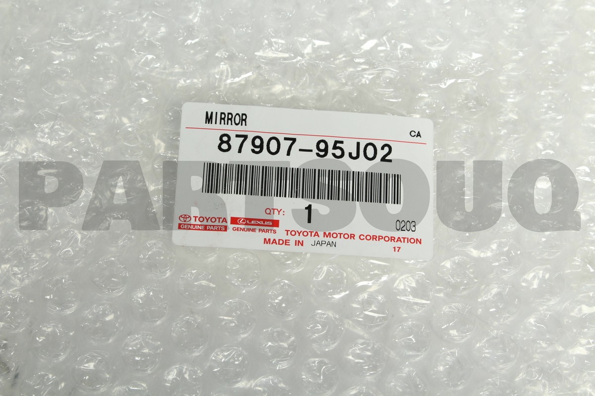 8790795J02 Genuine Toyota MIRROR SUB-ASSY, OUTER UNDER REAR