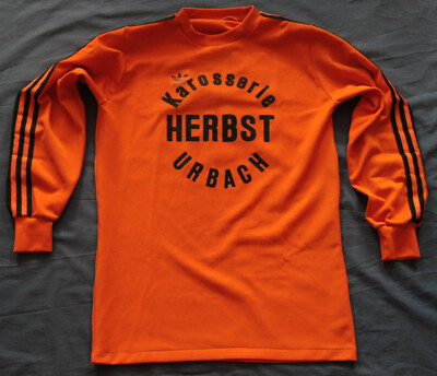Vintage Adidas Torwarttrikot Retro 80er Shirt Goalkeeper Torwart Trikot Jersey L