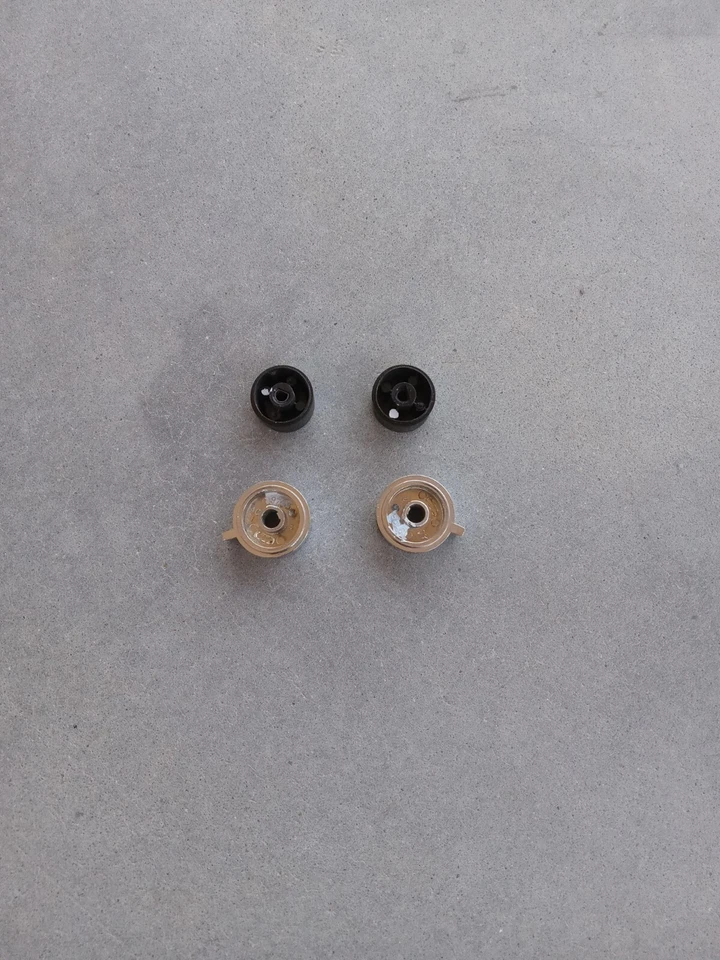 1980-1990 BUICK REGAL CHEVY MONTE CARLO EL CAMINO CUTLASS RADIO CONTROL KNOBS - Image 4 of 4