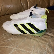 Adidas Ace 16+ Purecontrol FG W. Colorway muy raro. Talla 7.5 oro blanco bb0786