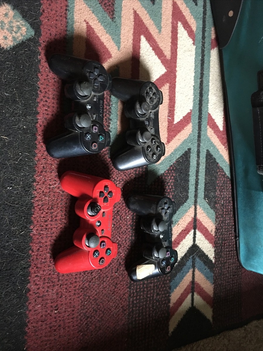 PS3 Slim Model CECH-2101A 120Gb Plenty Games And 4 Remotes | eBay
