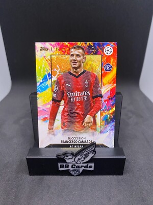 Topps Inception UCC 2023/24 Francesco Camarda Base Rookie No. 12 AC Mailand
