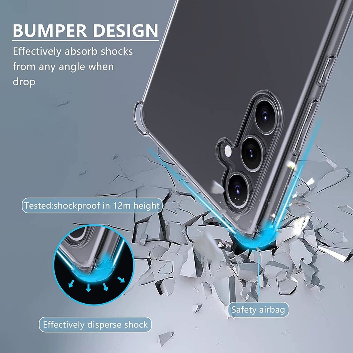 For Samsung Galaxy A34 5G Mobile Phone Case Silicone Gel Bumper Phone Cover