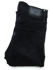 Levi's slimming skinny fit women's jeans W27 L32 black stretch denim LEVG592