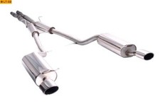 FOX Edelstahl Komplettanlage Audi A6 S6 4B Quattro Duplex 140x90mm