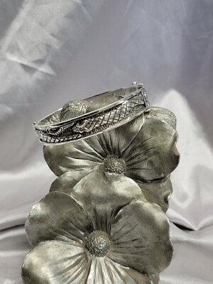 925 STERLINGSILBER Armband, handgefertigt, Schlangendesign, Rubinaugen, neu, 7,5 Handgelenk