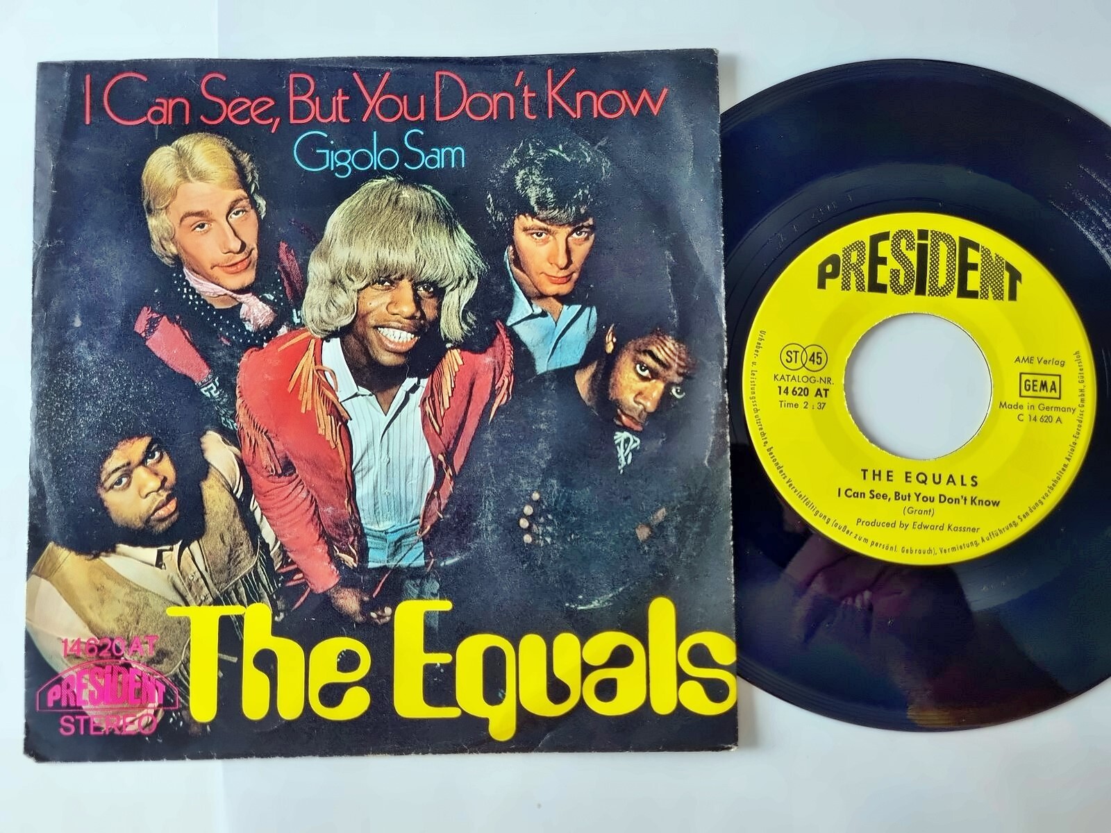 The Equals - I can see, but you don't know 7'' Vinyl Germany