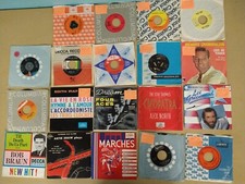 45 RPM 7" record bundle 19 titles big variety see pics mostly 60s G 220811