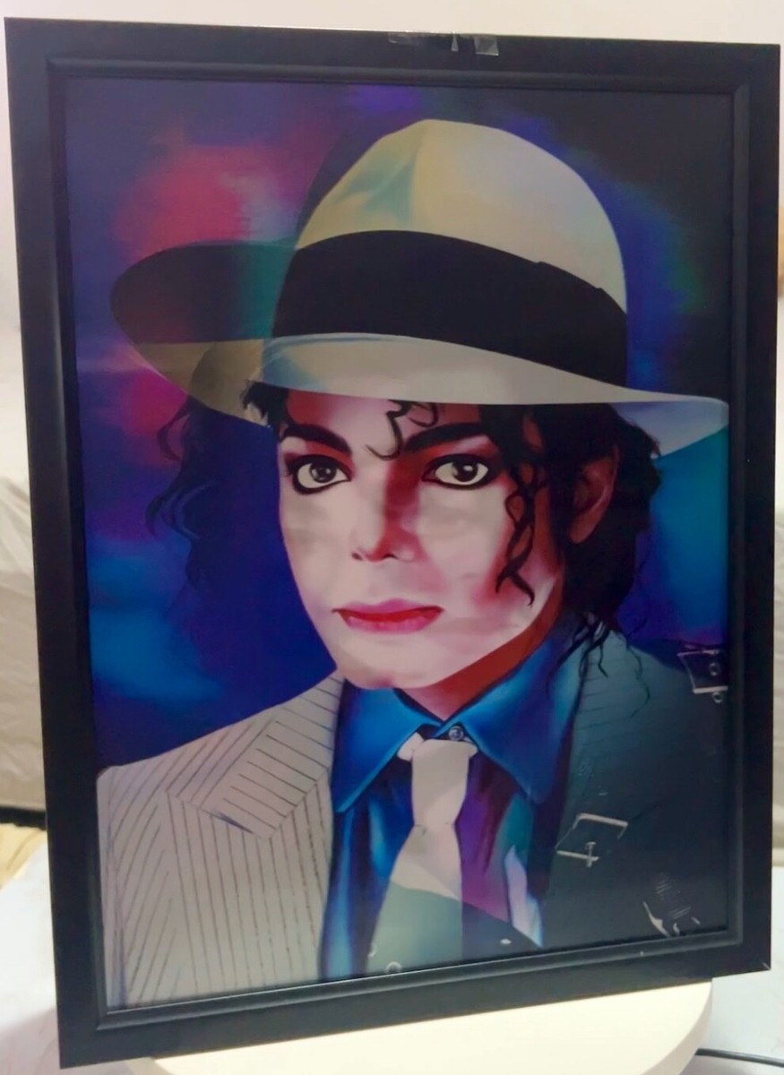 King of Pop-Michael Jackson Poster 3D Lenticular Flip Effect,3