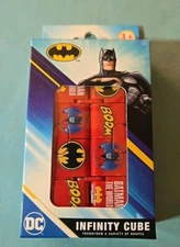 DC Comics BATMAN Infinity Red Cube Fidget Toy Anxiety Stress WB New