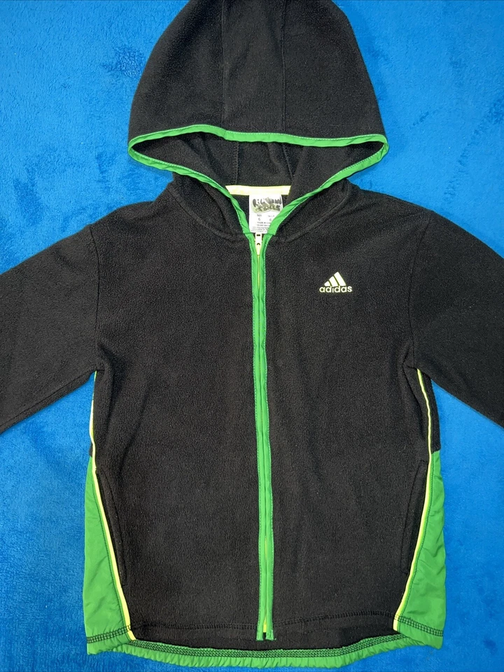 阿迪达斯全拉链连帽衫儿童连帽衫,波特兰木材,儿童 6 码免运费 — 第 4/4 张图片