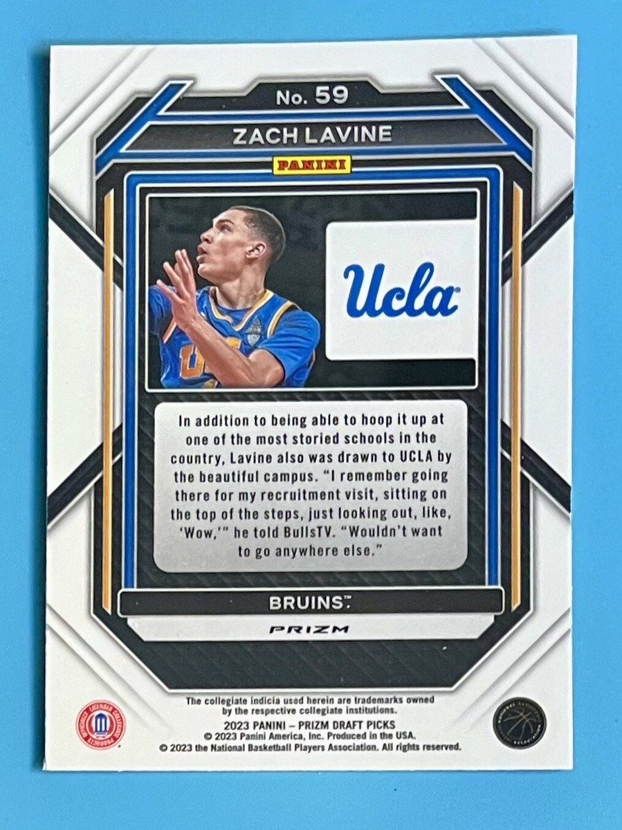 Zach LaVine 2023-24 Panini Prizm Draft Picks Purple Wave Prizm #59