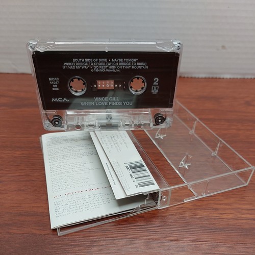 VINCE GILL - When Love Finds You (Cassette, 1994 ) Factory Sealed - Picture 5 of 6