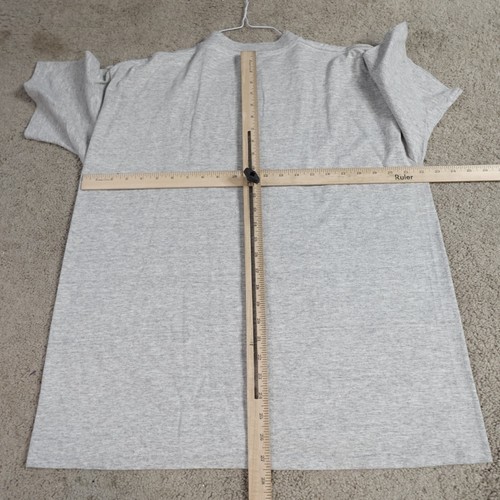 Vintage Lee Shirt XL Gray Vintage USA Made Single Stitch Spellout - Picture 5 of 7