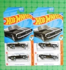 2022 Hot Wheels Muscle Mania #222  - Lot of 4 - '69 Camaro Convertible